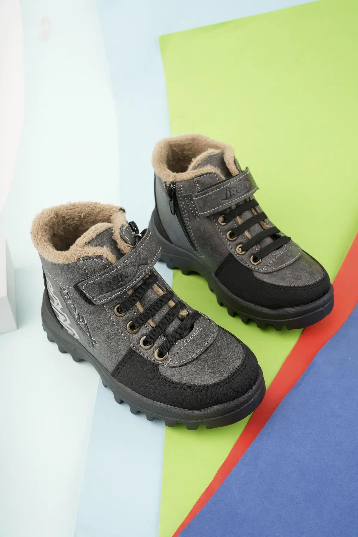 MUGGO  Kiddo garantiert kältebeständige Shearling-Kinderstiefel