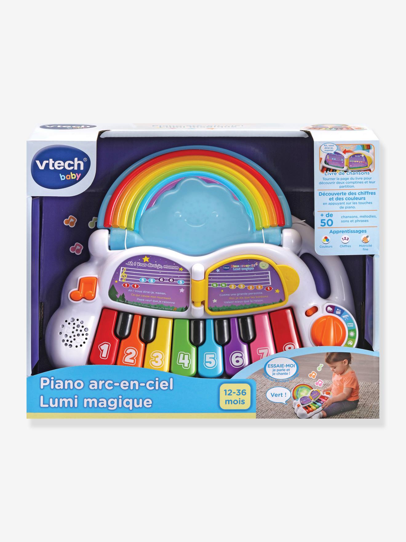Piano Arc-en-ciel Lumi Magique