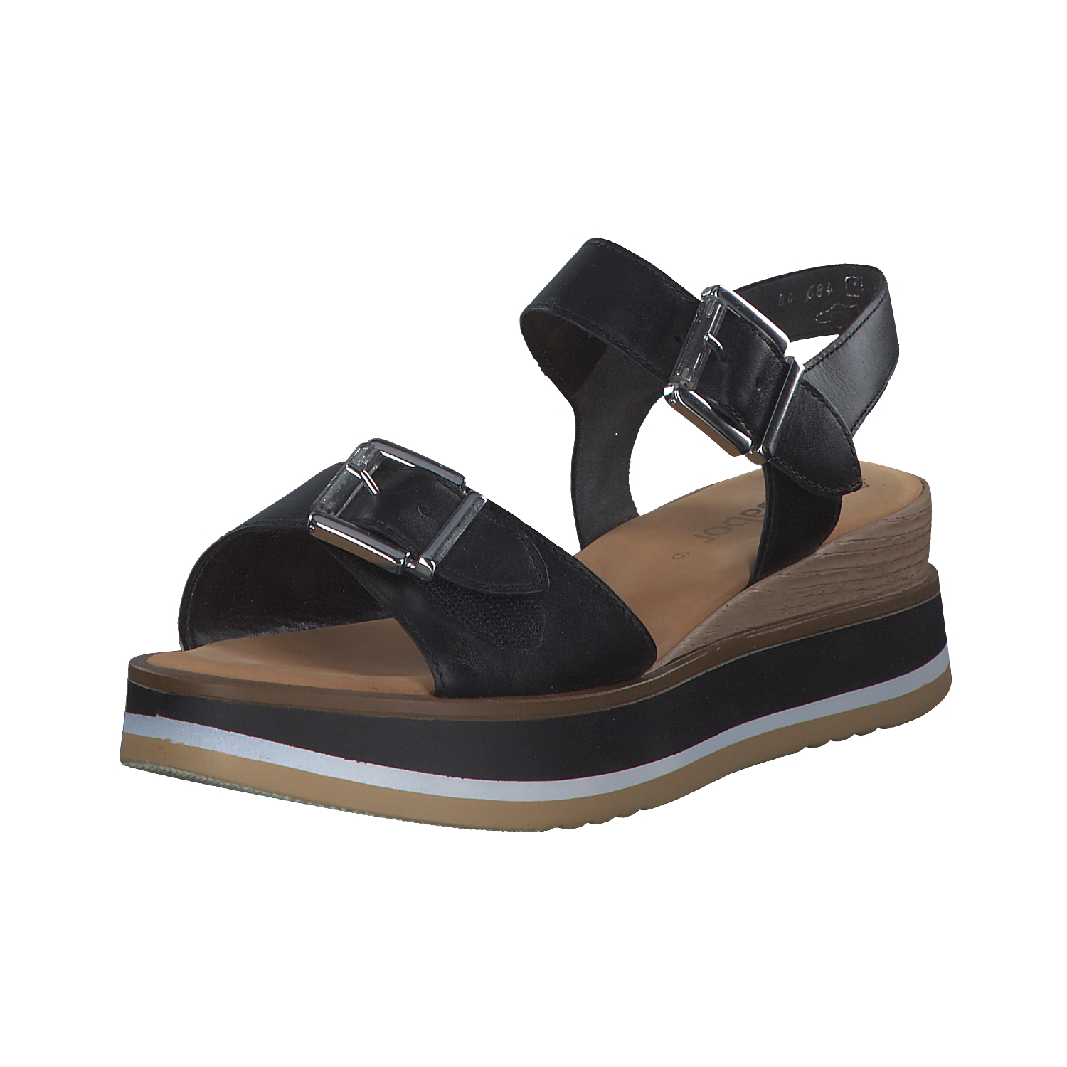 Gabor 84.684, Sandalen, Damen, Schwarz