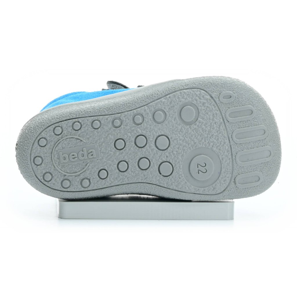 Beda Tom Barfuß-Halbschuhe mit Hinterkappe  (BF 0001 / W / N / OP)