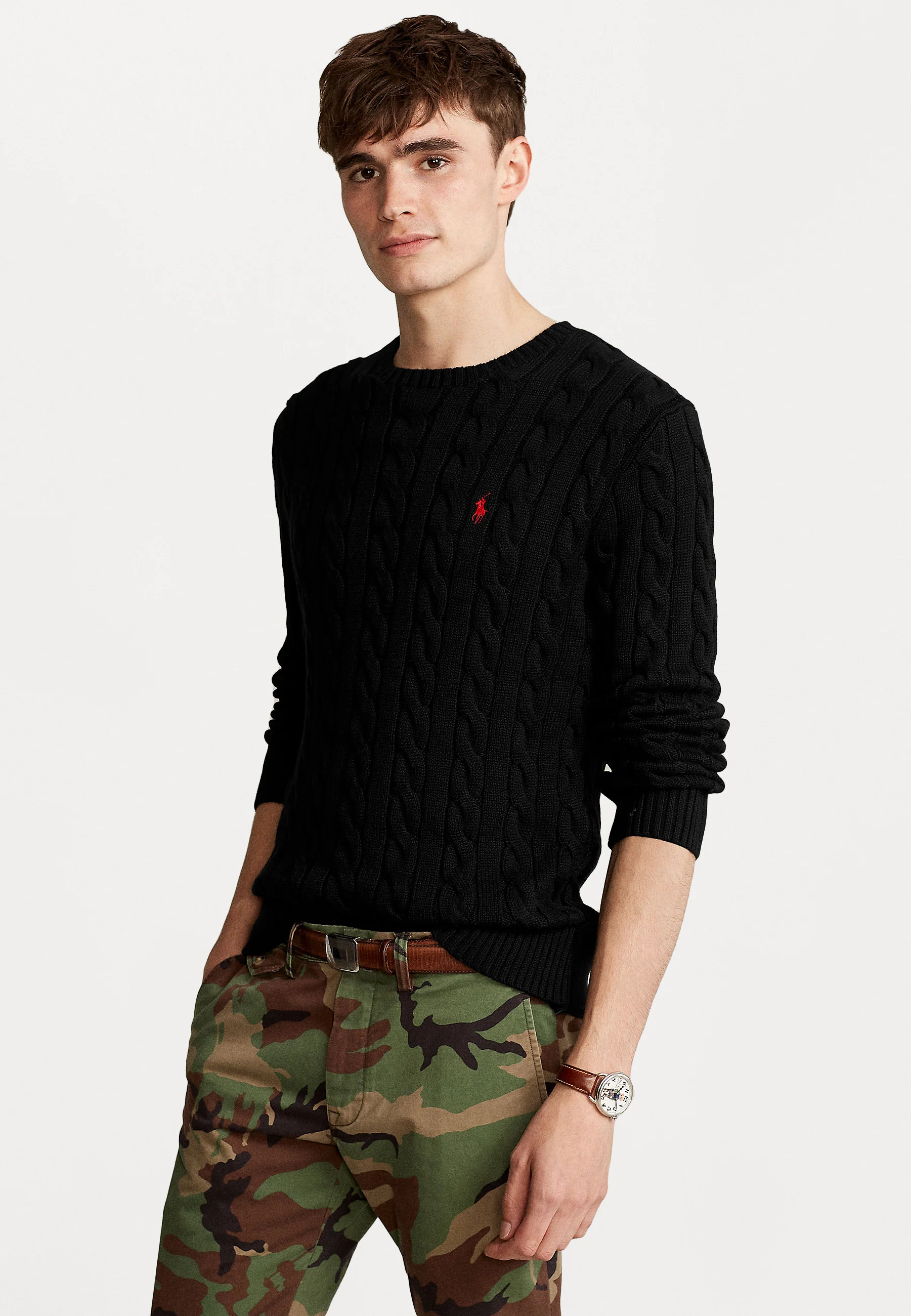 Polo Ralph Lauren DRIVER MANGA LARGA - Suéter