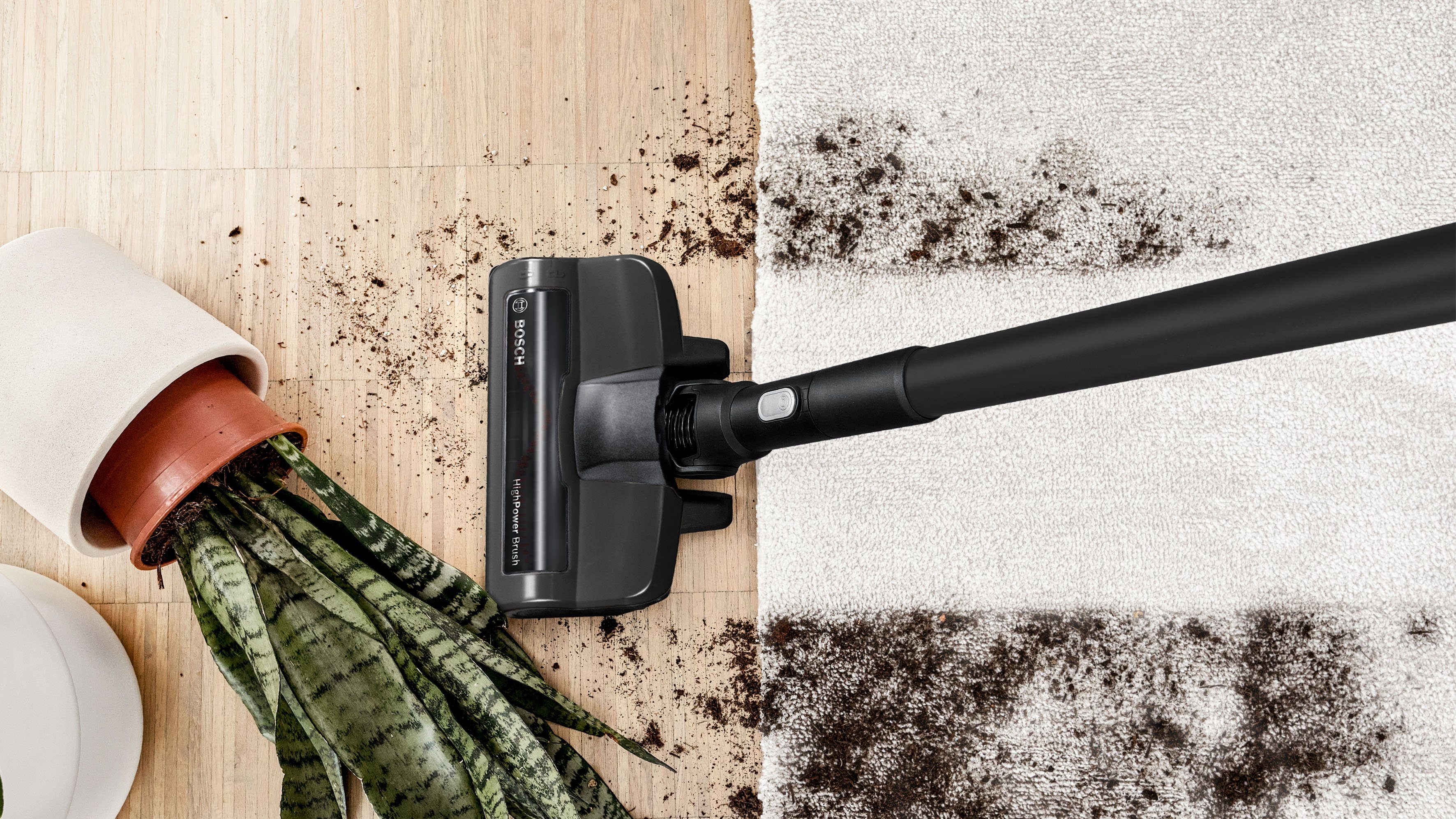 BOSCH Akku-Stielstaubsauger BSS825ALL Unlimited Serie 8 Gen2, beutellos, 45 Min. Laufzeit, inkl. umfangreichen Zubehör, Schnelladegerät