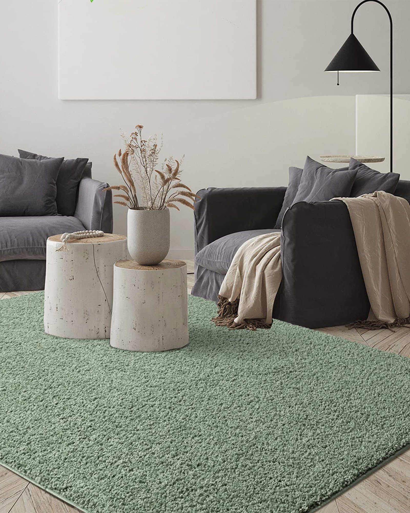 Hochflor-Teppich Foxy Shaggy Teppich, the carpet, Rechteck, Höhe: 30 mm, Langflor, Wohnzimmer, Schlafzimmer, waschbar, Anti-Rutsch