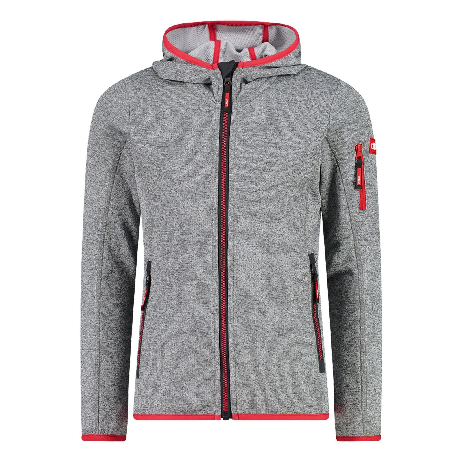 CMP Kapuzenstrickjacke Kid G Jacket Fix Hood mit Kapuze