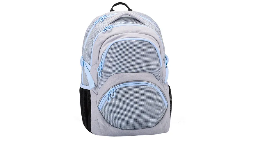 PAPERZONE Rucksack Mesh hellgrau/blau melange hellgrau ### Grautöne ### grau ### Blautöne ### hellblau ### blau