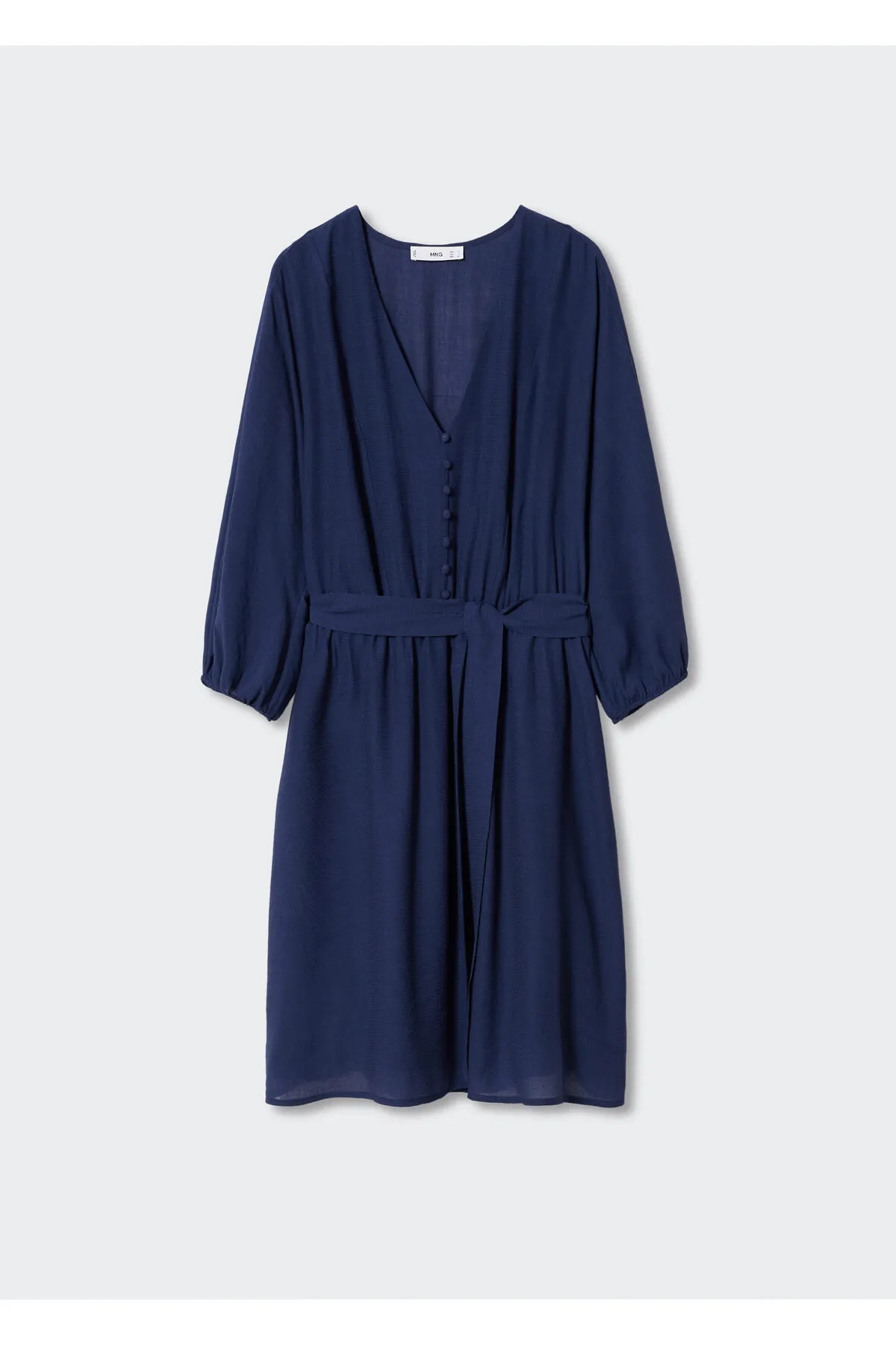 MANGO  Blaues Damenkleid 37053838