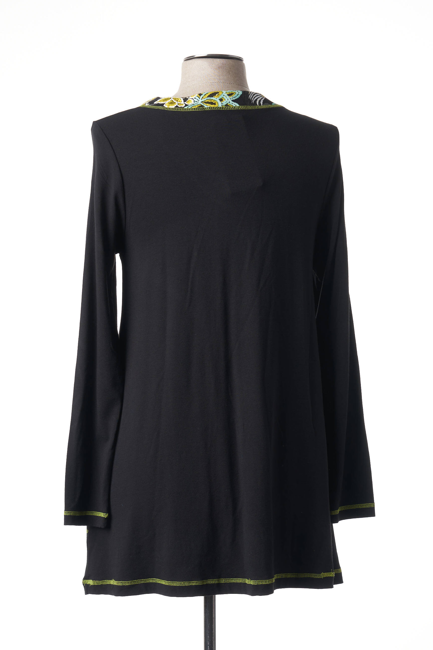 Signature Tuniquemanchelongue Femme couleur noir