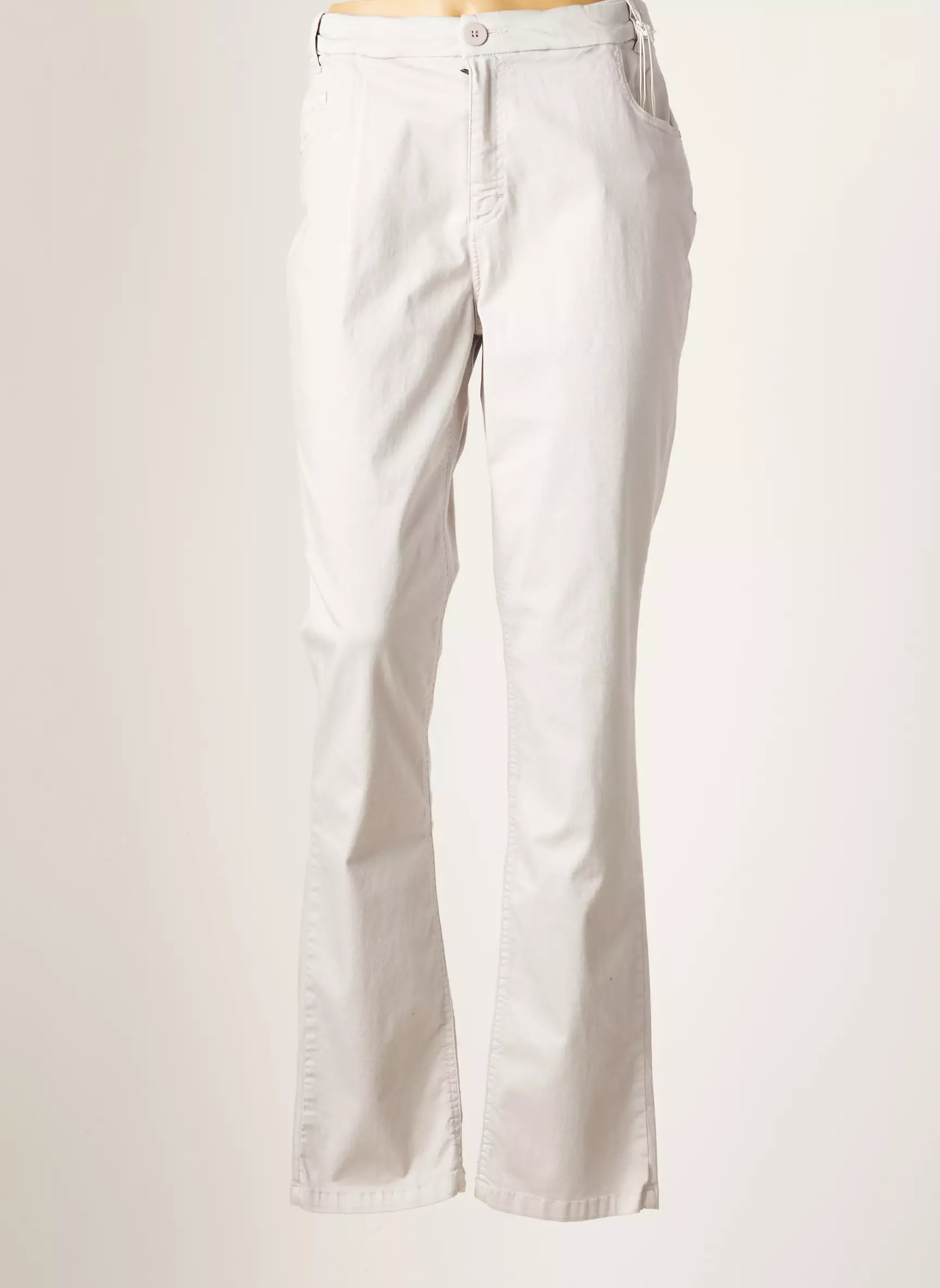 Tbs Pantalons Slim Femme couleur gris