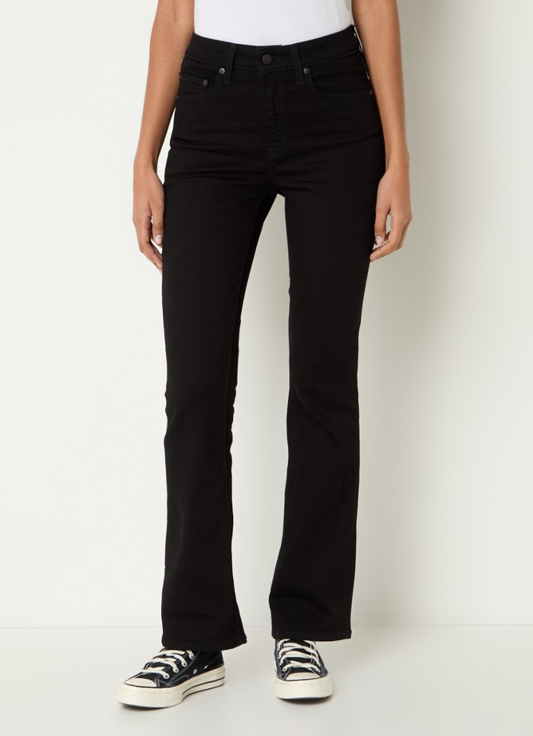 Levi's 725 korkeavyötäröiset bootcut-farkut värillisellä pesulla