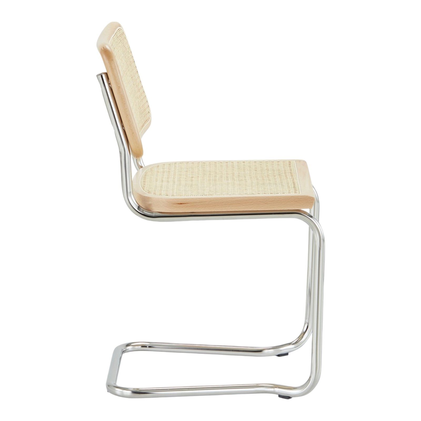 k-hometrends Freischwinger Moderner Schwingstuhl KADEN, 47x82x50cm, 2er Set