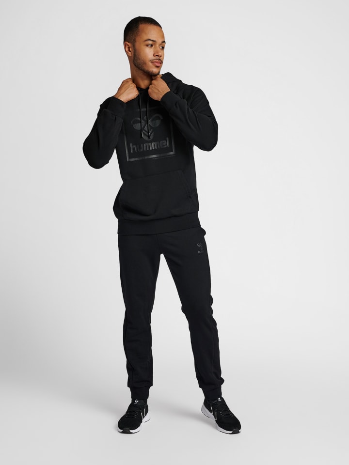 Hummel Hummel Verstellbare Taille Kapuzenpullover Raglanärmel Hmlisam Herren in BLACK günstig kaufen S