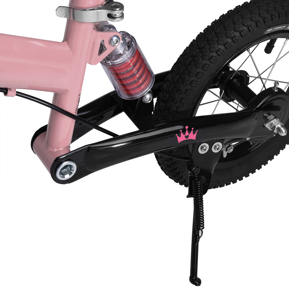 Casaria Rennmeister® Rennmeister mit Federung, Übungs-Sattel, rosa