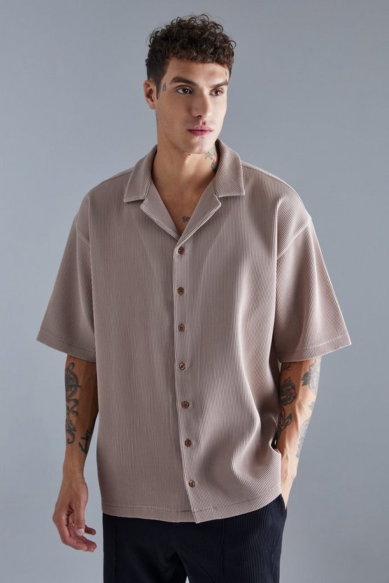 Kurzärmliges Oversize Hemd