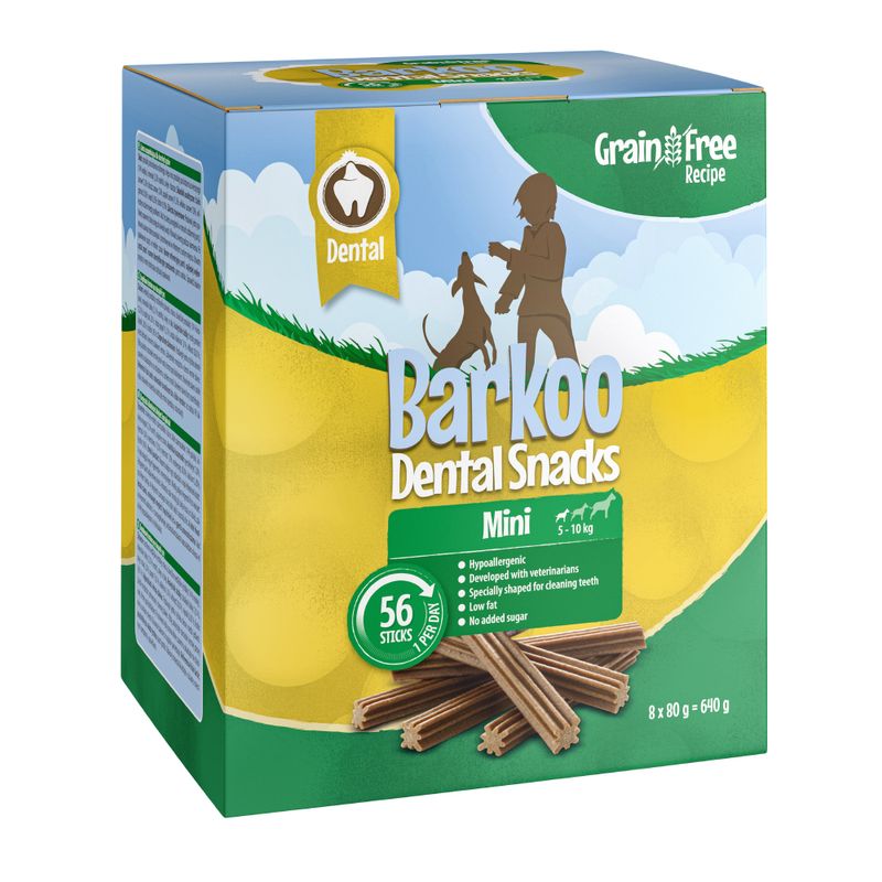 Sparpaket Barkoo Dental Snacks - GETREIFEDREIE Rezeptur
