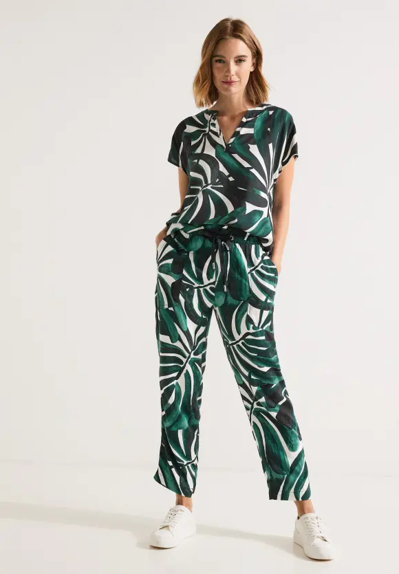 Street One Loose Fit Hose mit Print