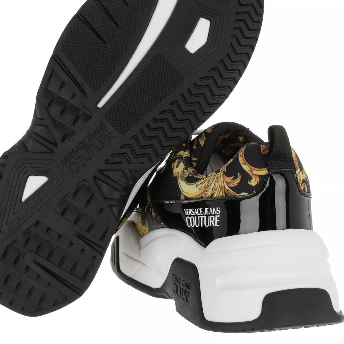 VERSACE Freizeit Schnürer schwarz Low-Top Sneaker