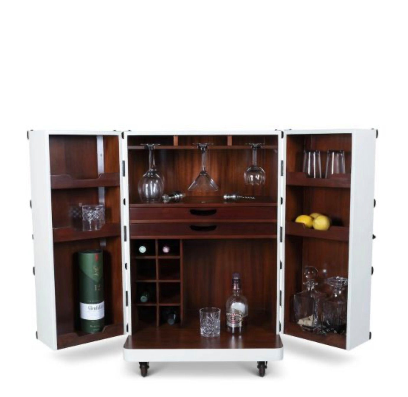 AUTHENTIC MODELS Barschrank Polo Club Bar, Off White
