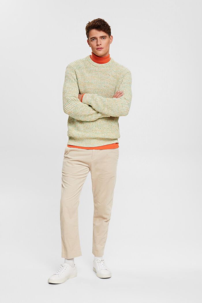 Mehrfarbiger Strickpullover