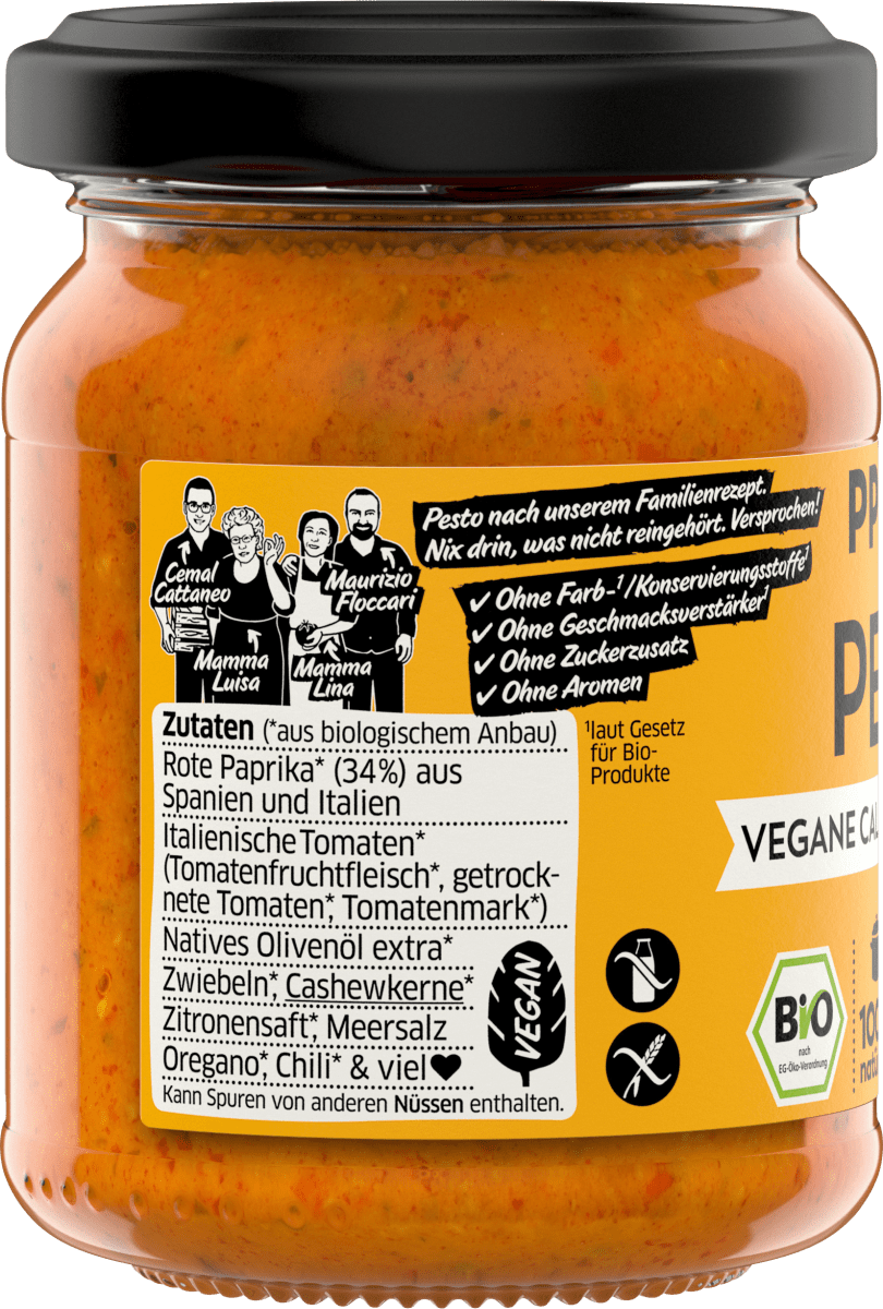 Pesto, Calabrese mit Paprika, vegan, 120 g