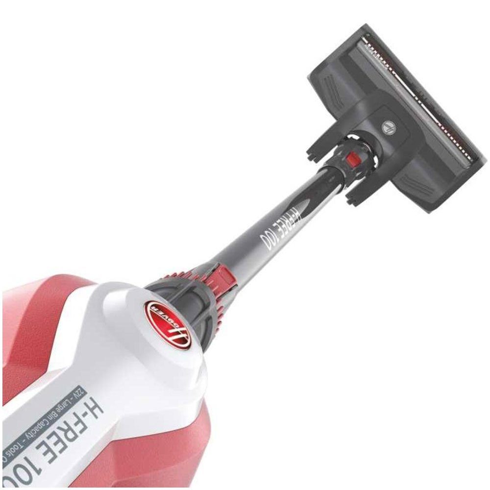 Hoover Akku-Hand-und Stielstaubsauger HF 122RH-11, 170 W, beutellos, Boden- & Handsauger in Einem, 22 V, LED-Licht, Turbo, 0,9 l Behälter