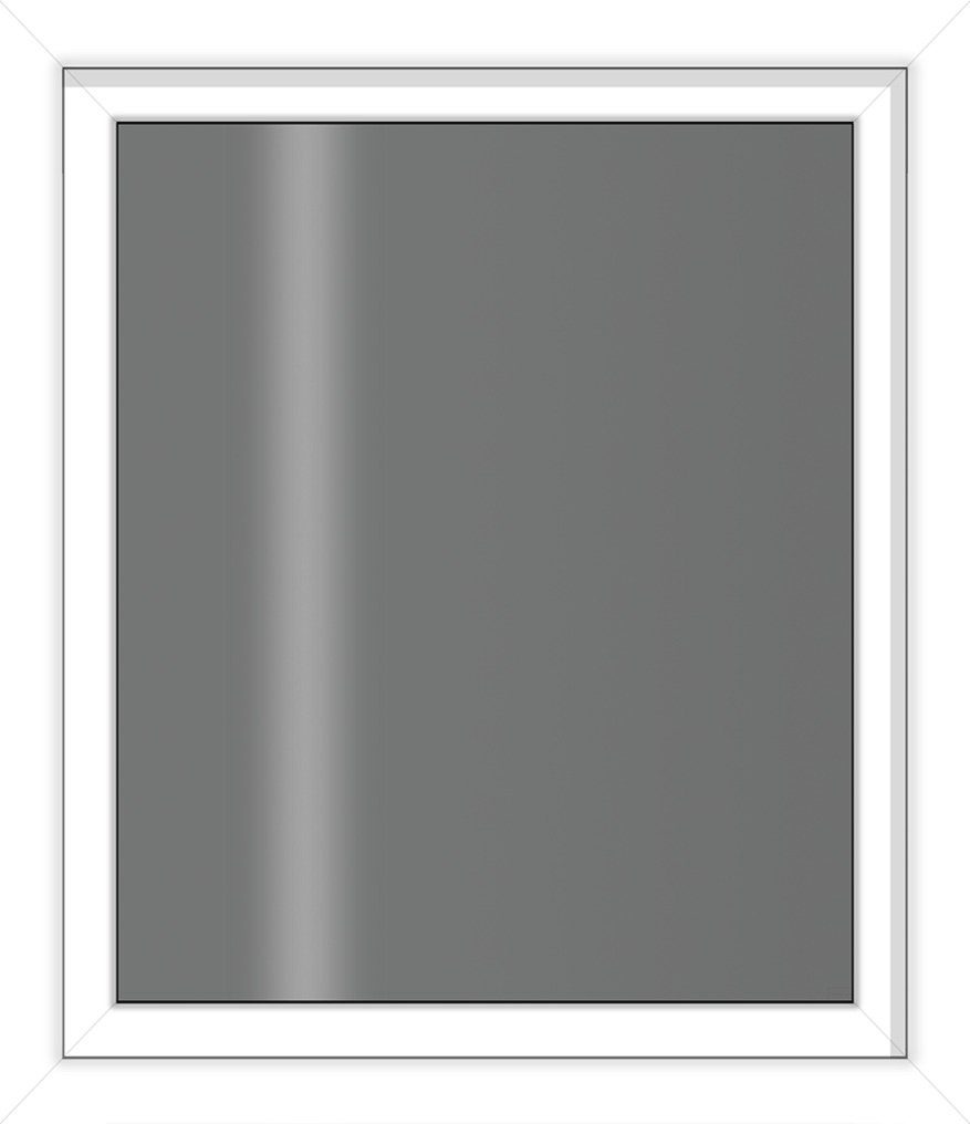 RORO Türen & Fenster Kunststofffenster, BxH: 75x90 cm, ohne Griff