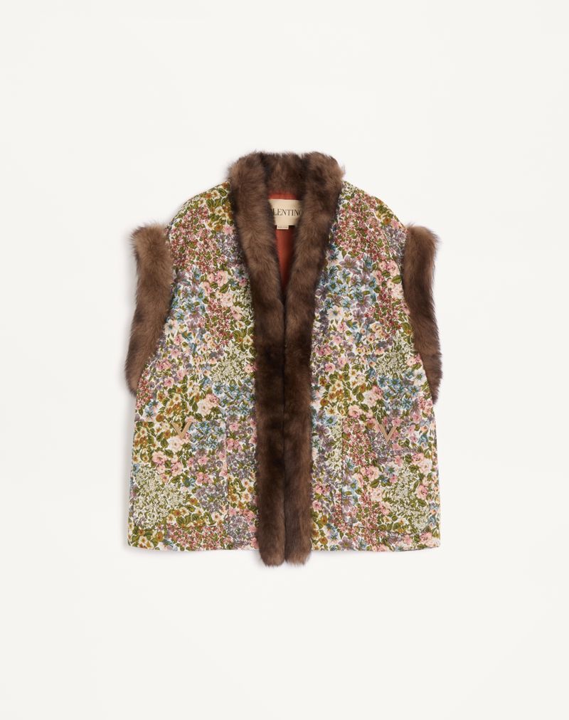 Colete Gobelin Apres L'Hiver Pequenas Flores