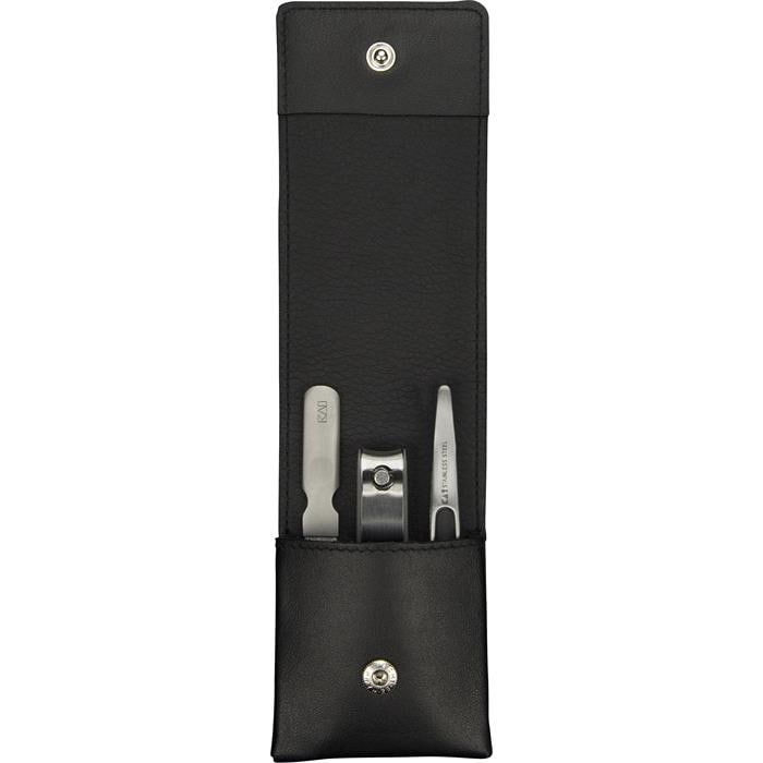 Nagelpflege-Set im Nappaleder-Etui 3-teilig