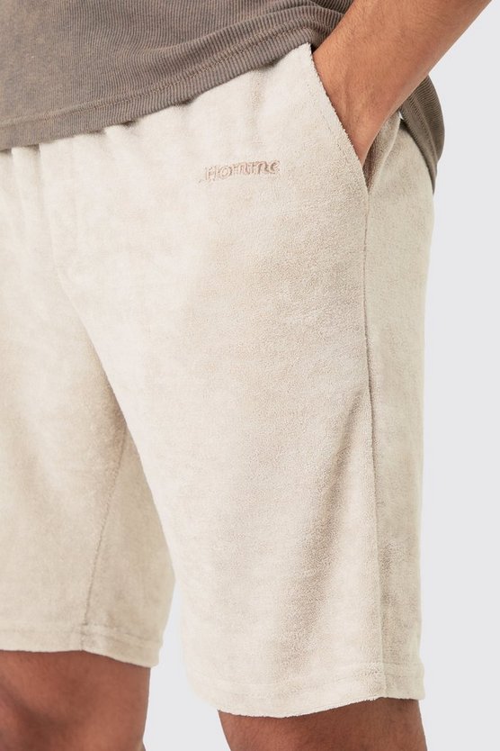 Lockere Frottee Homme Shorts