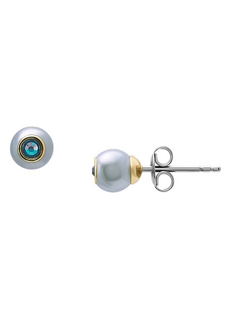 Fossil Stud Earrings with rhinestones JA7252710