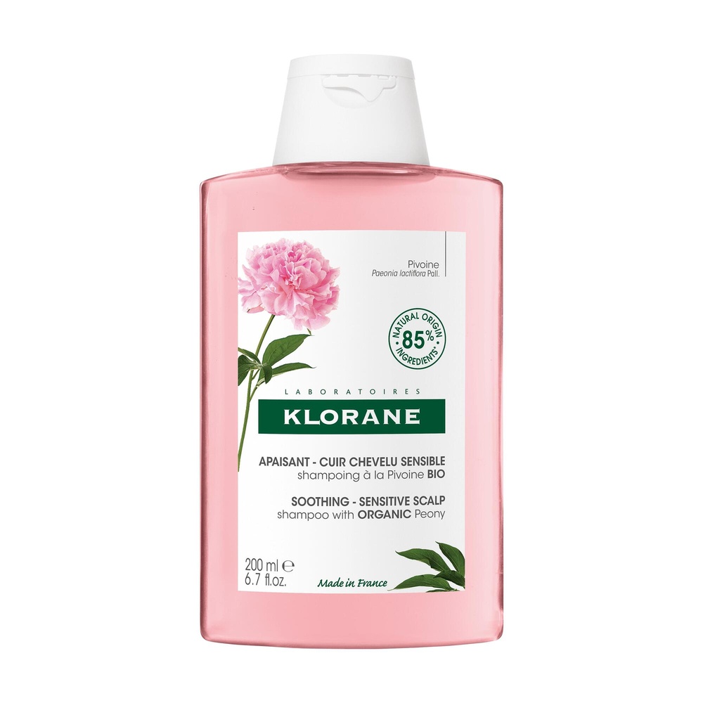 Klorane Pivoine - Shampoing apaisant et anti-irritant à la Pivoine Bio Shampoing
