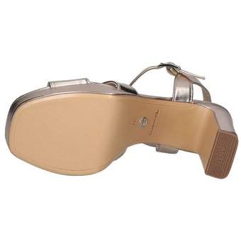Tamaris Plateausandale in gold