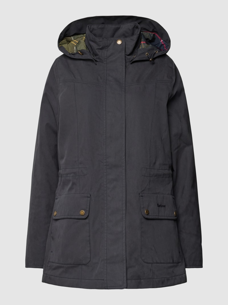 Jacke mit Eingrifftaschen Modell 'BUTTERCUP' in marineblau