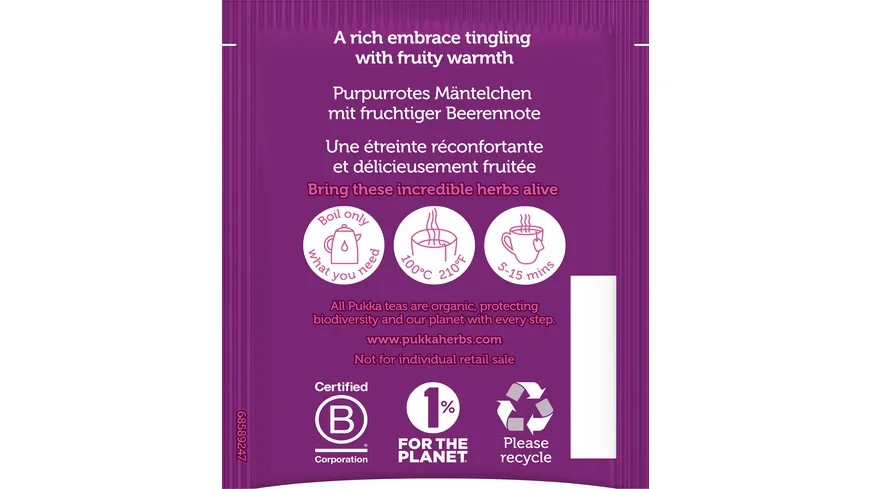 Pukka BIO Tee Holunderbeere & Echinacea 20 Beutel 40 g