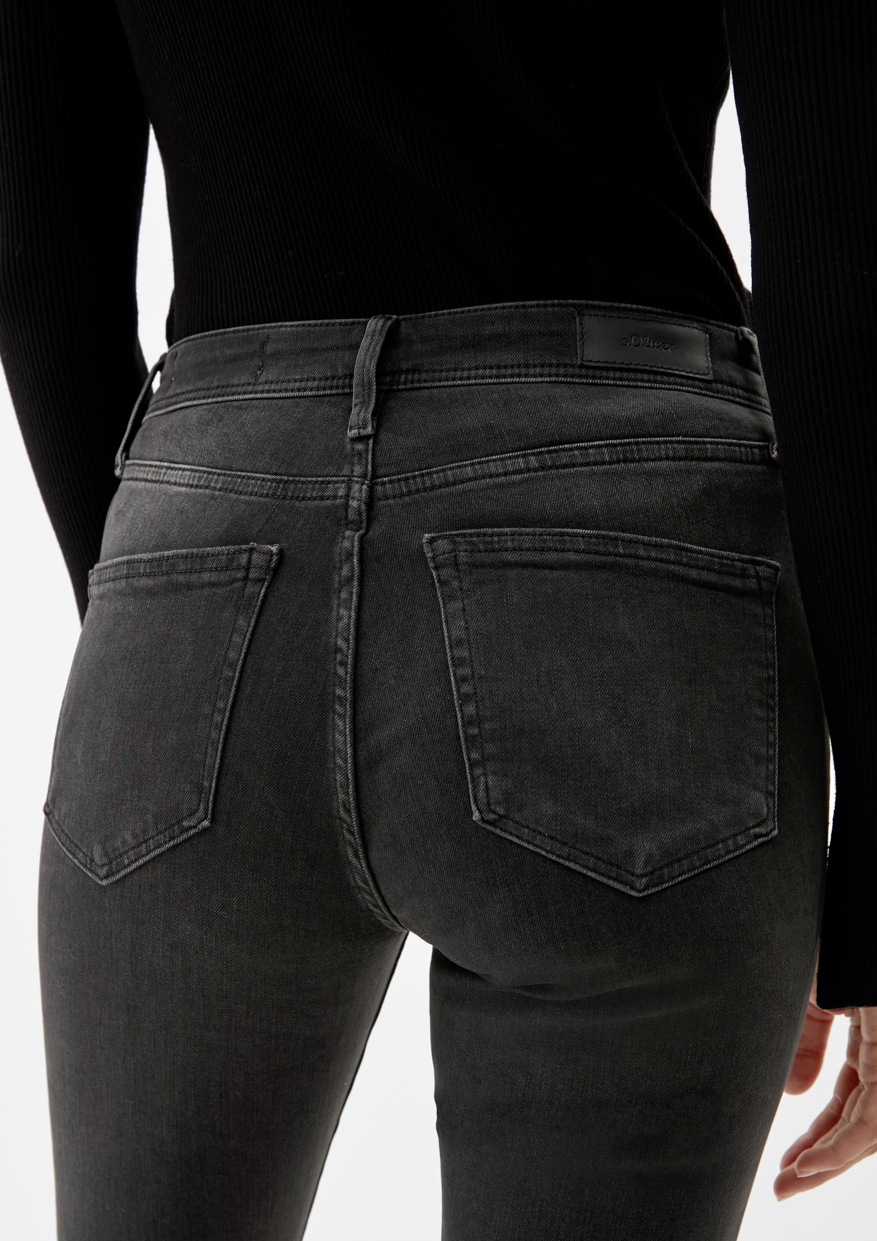 Cropped-Jeans / Slim Fit / Mid Rise / Slim Leg  2120751-97Z6