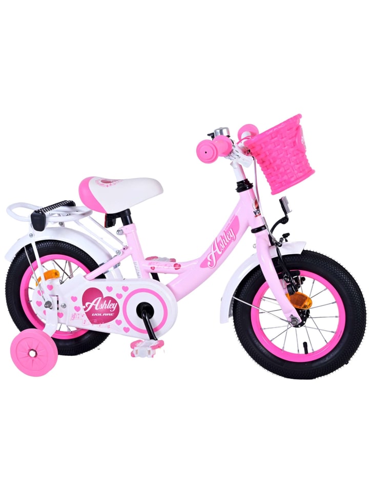 Volare Kinderfahrrad Ashley Fahrrad für Mädchen 12 Zoll Kinderrad in Rosa 3 Jahre günstig kaufen onesize