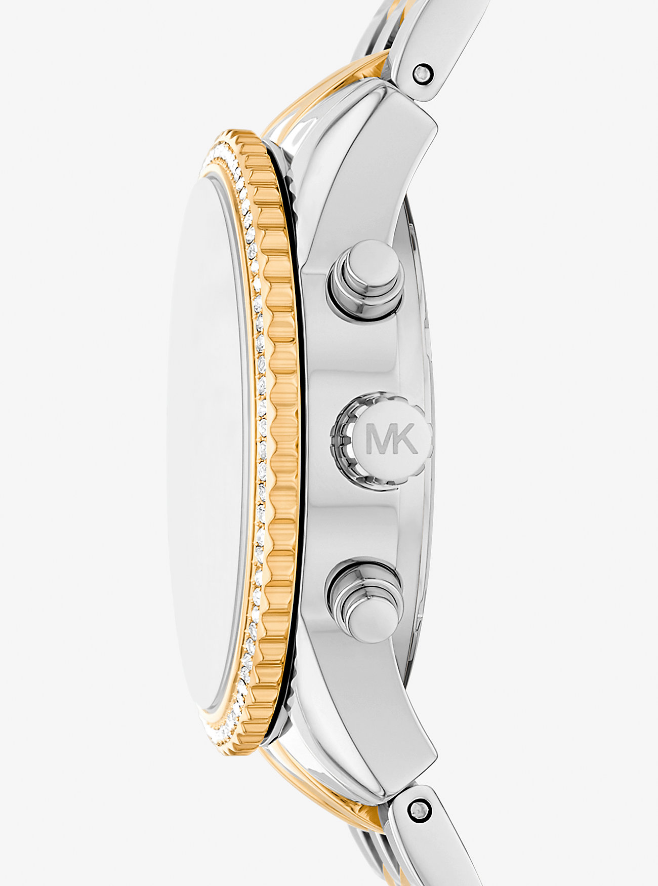 Mini Bryant Pavé Two-Tone Watch - TWO TONE
