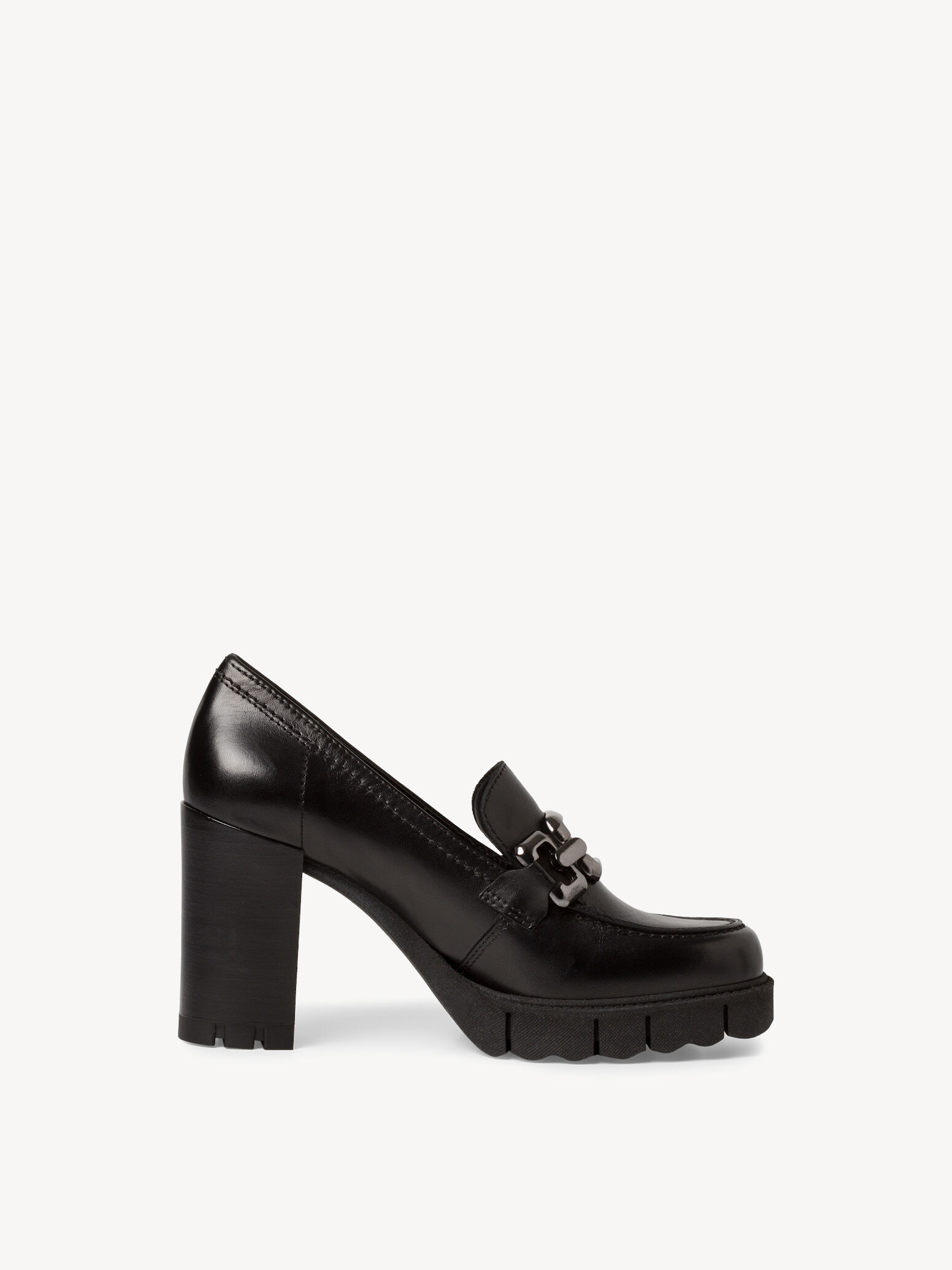 Trotteur en cuir - noir