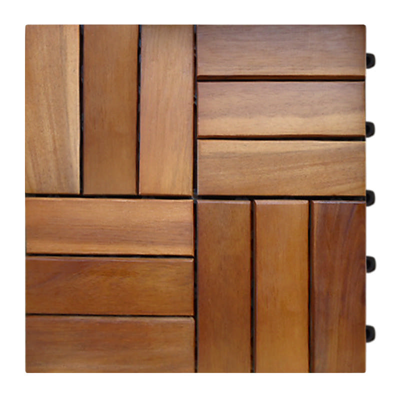DEUBA Casaria Holzfliese Mosaik - ca. 30 x 30cm, Akazien braun