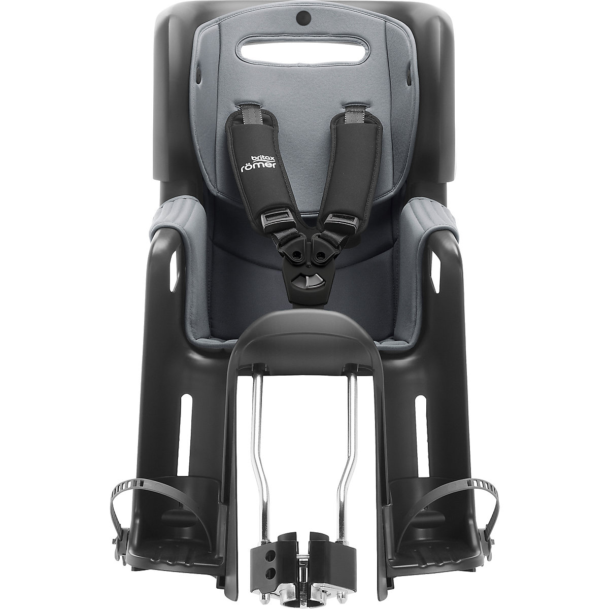 Jockey³Comfort Fahrrad-Sicherheitssitz inkl. Zweithalterung, Black/Grey