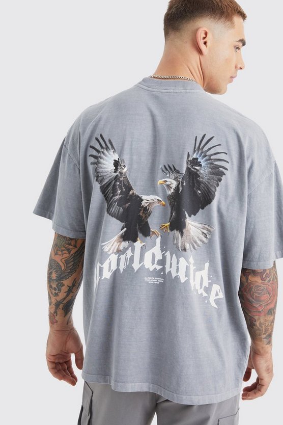 Oversize T-Shirt mit Print