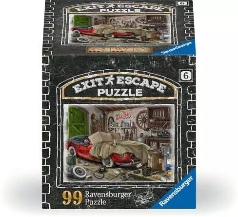 Puzzle 99 Teile - Im Gutshaus - Garage