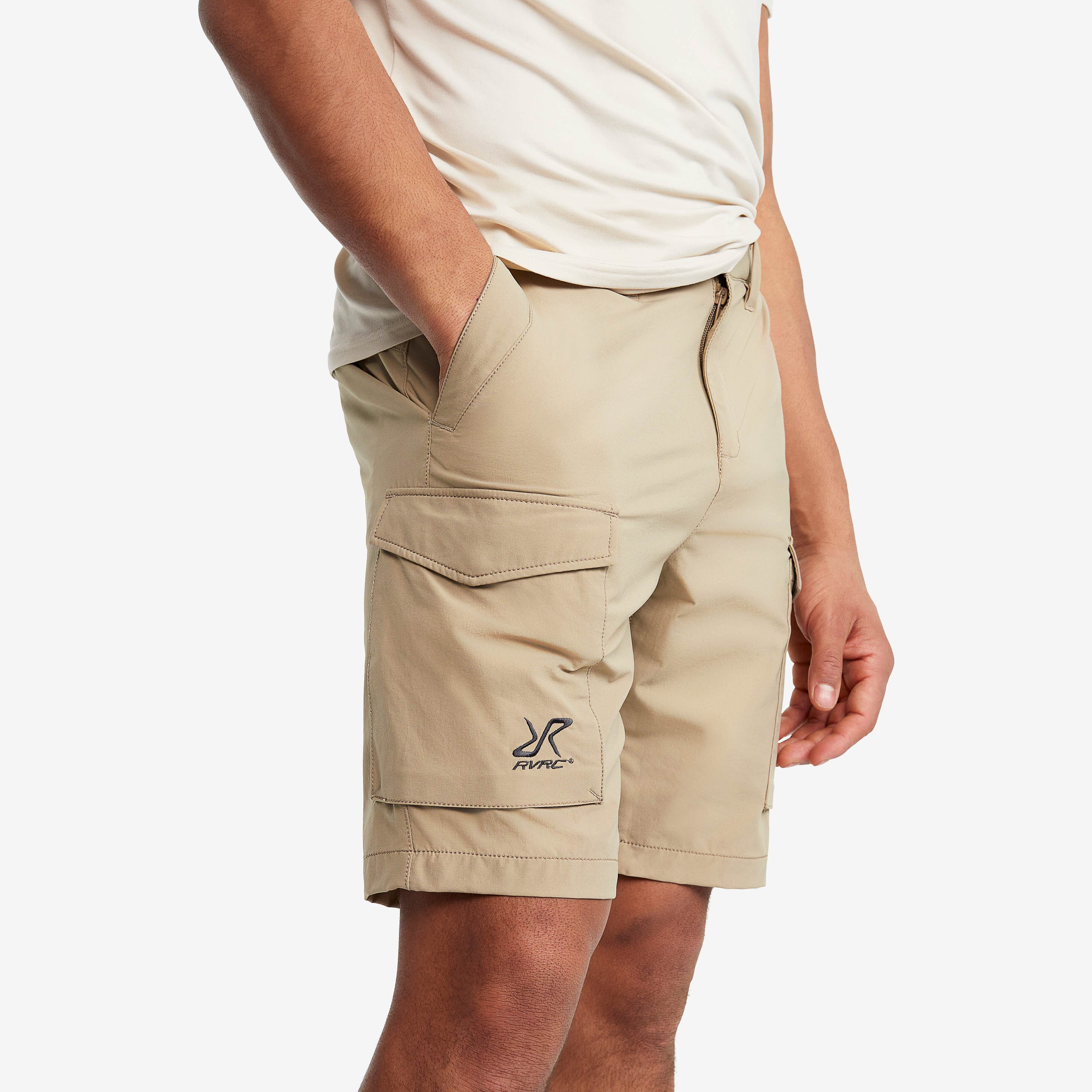 Adventure Cargo Stretch Shorts Homme Khaki