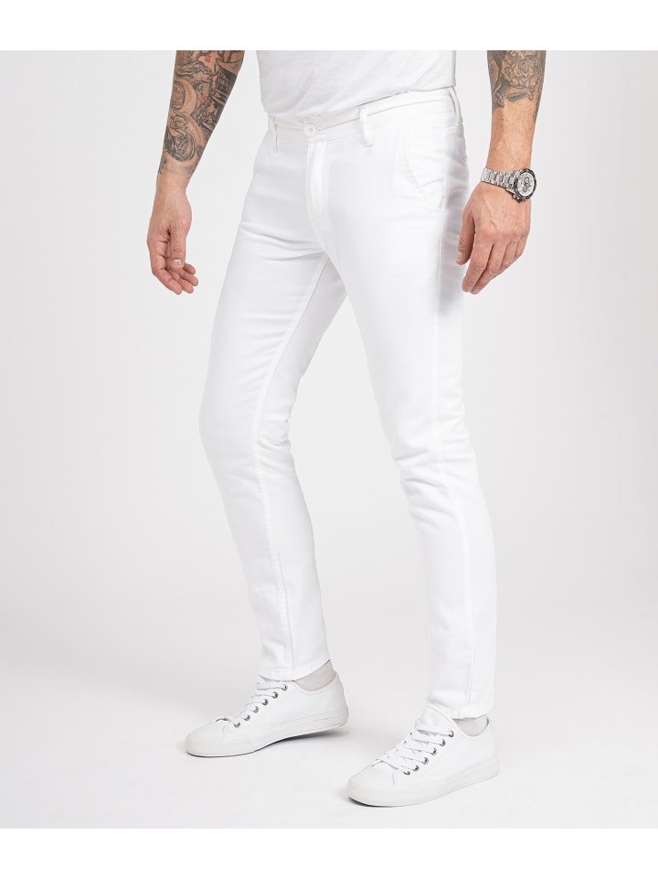 Rock Creek Chino in Weiß günstig kaufen