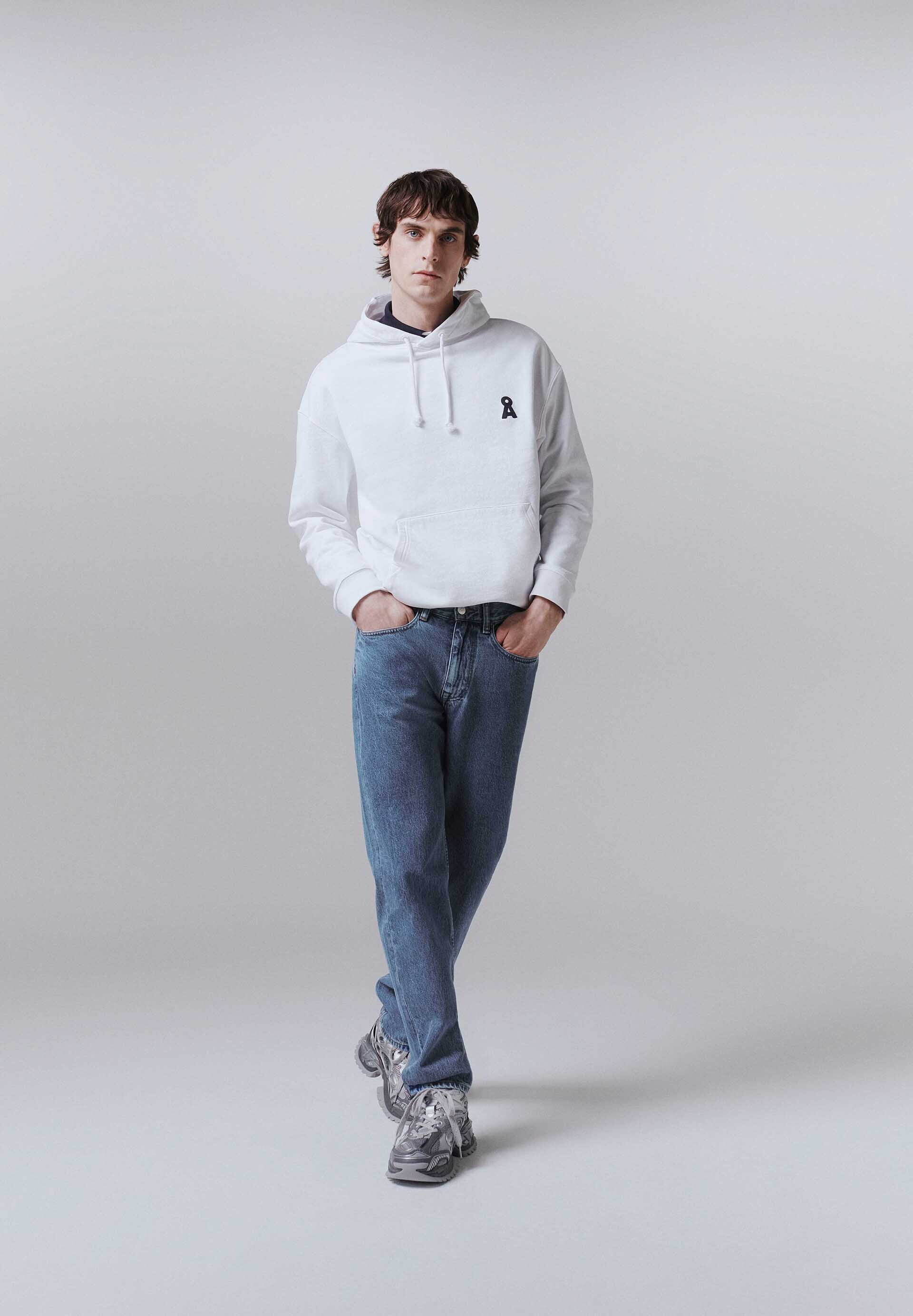 Straight Leg Mid Waist aus Bio-Baumwoll Mix