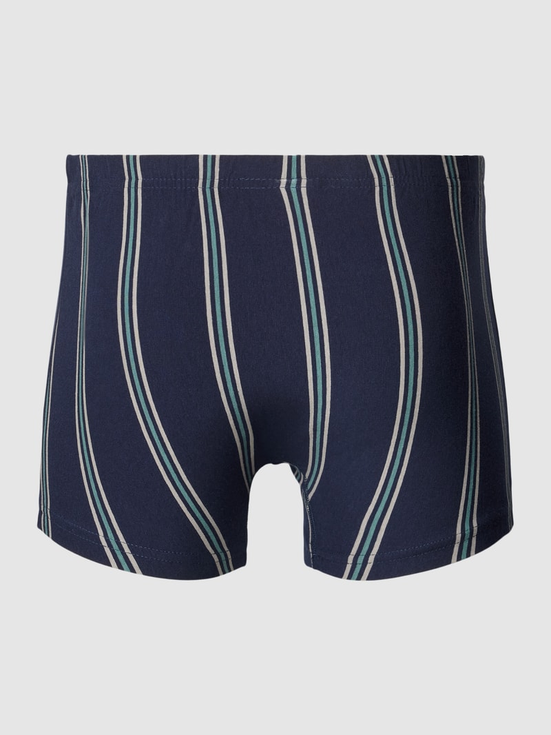 Trunks mit Label-Stitching Modell 'X-LASTIC' im 2er-Pack in dunkelblau