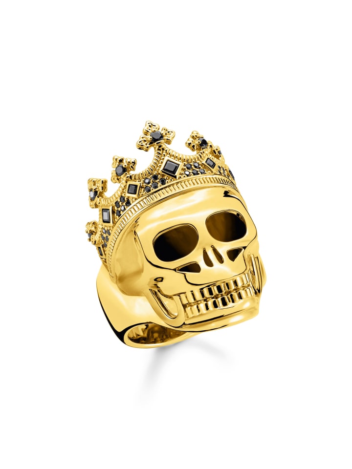 Thomas Sabo Ring in gold, schwarz günstig kaufen