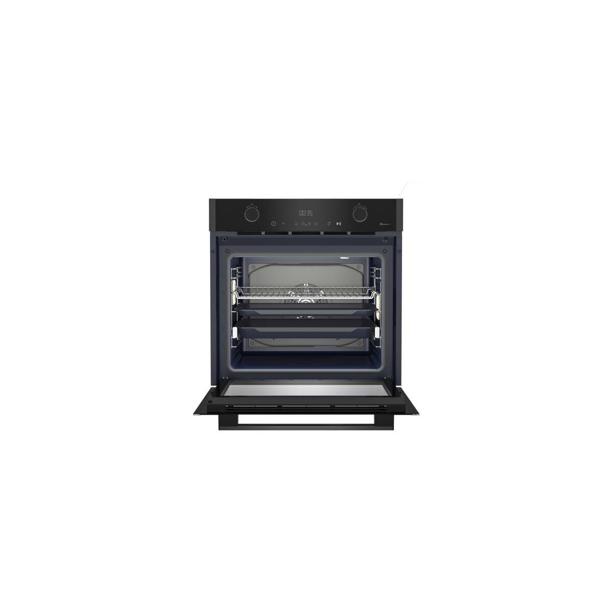 Grundig Einbaubackofen Grundig GEBM19400DXHI A+ Einbaubackofen, 71 L, Dark Inox, Pyrolyse-Selbstreinigung