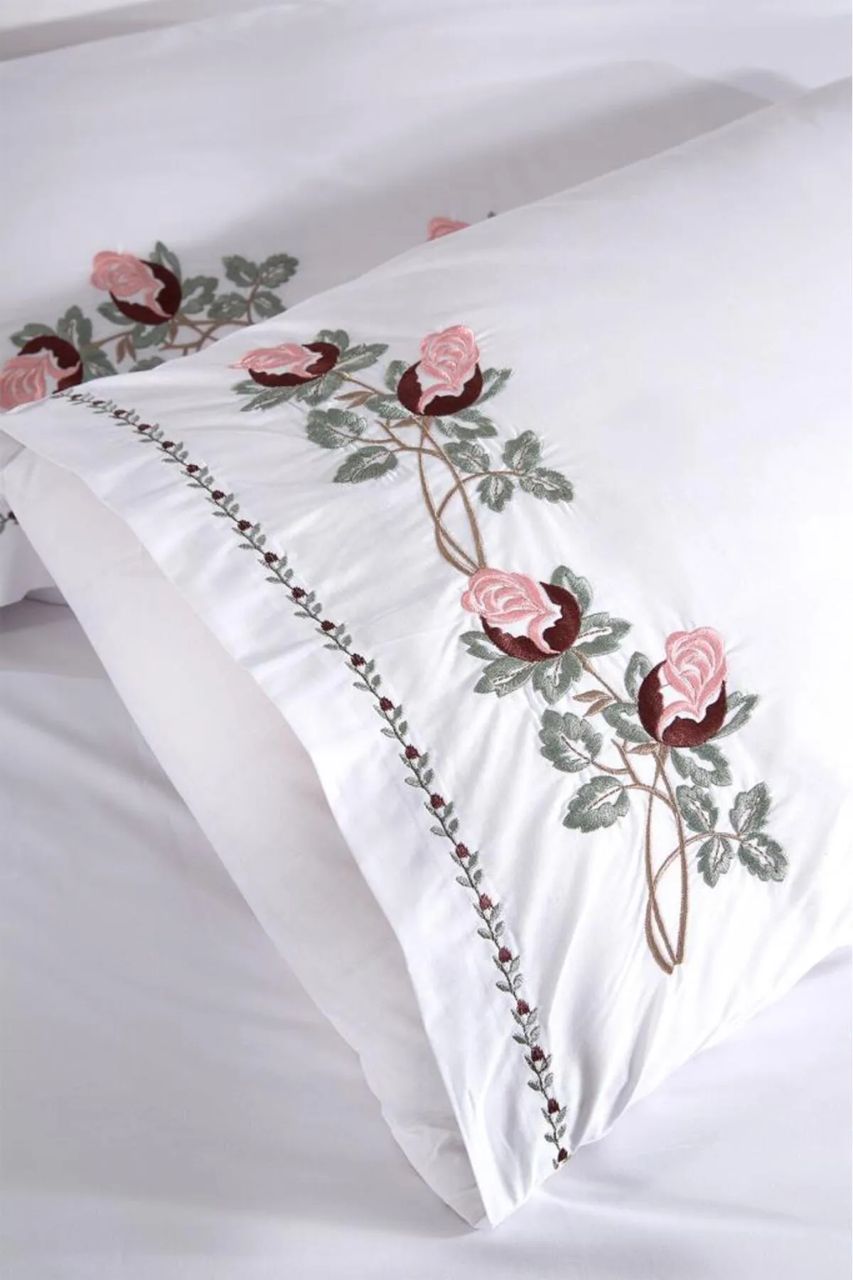 Çeyiz Diyarı  Bettwäsche Doppelbett - Beige - Gestreift