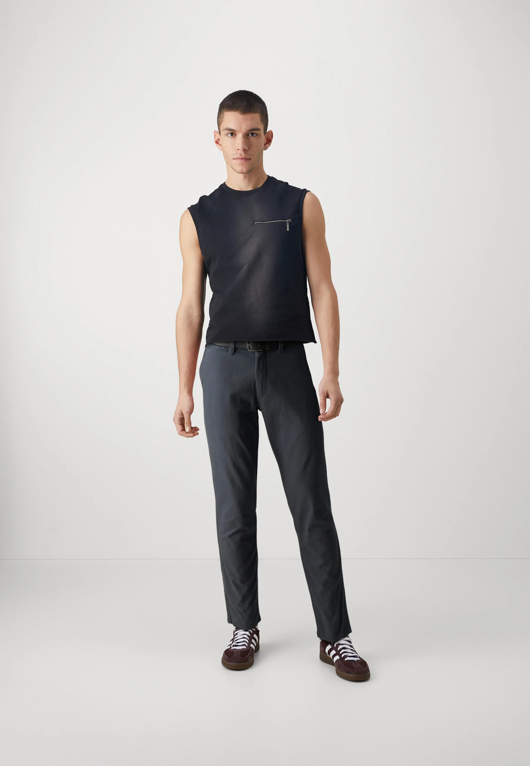 Jack & Jones PREMIUM JPSTMARCO JJDAVE CON CINTURÓN - Chino