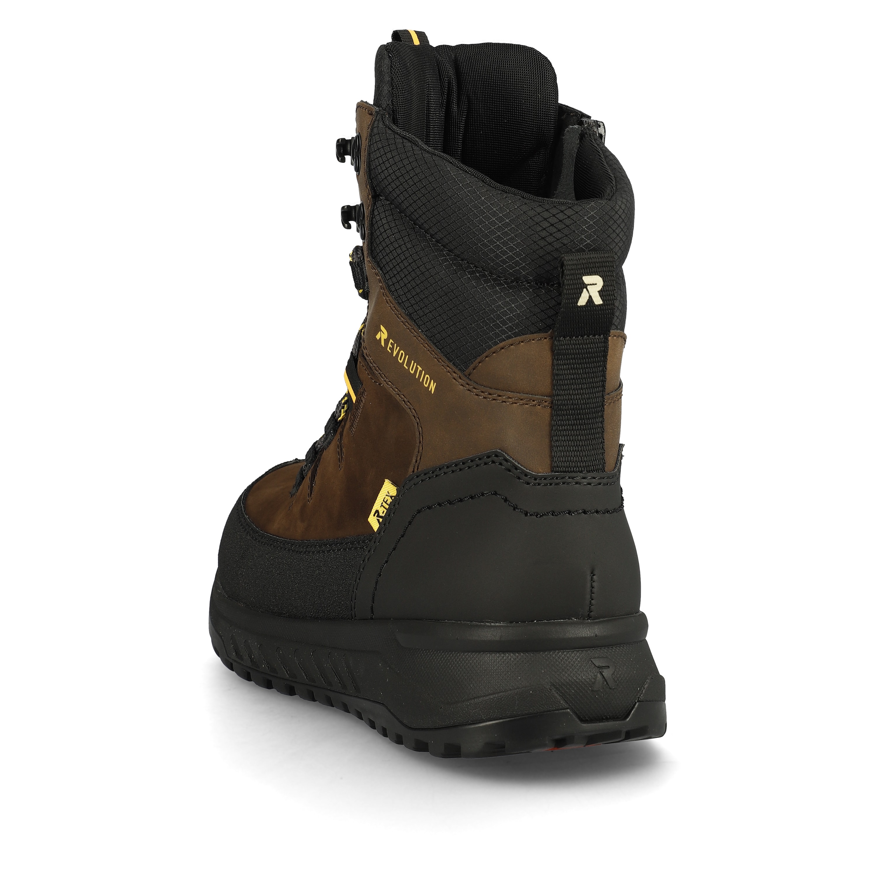 Rieker Herren Schnürstiefel nut-brown deep-black